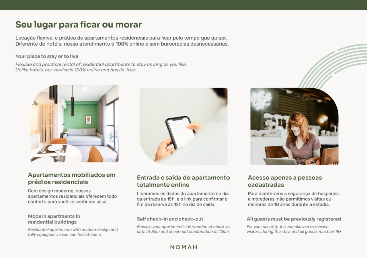 Nomah - Aptos Por Temporada Na Liberdade Apartment Sao Paulo Exterior foto